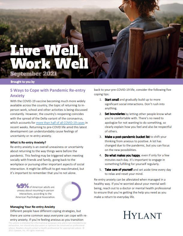 Live Well, Work Well